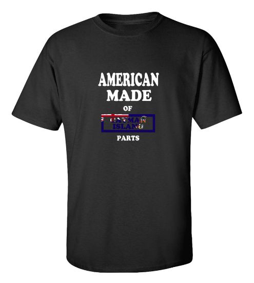 Picture of American Made Of Cayman Islands Parts T-shirt