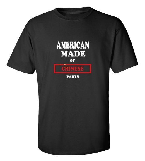 Picture of American Made of China Parts-T-Shirt