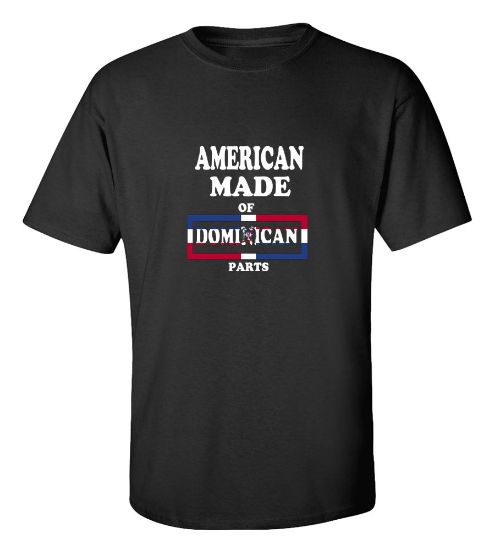 Picture of American Made of Dominican Republic Parts-T-Shirt