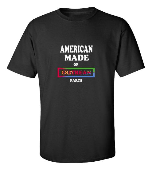Picture of American Made of Eritrea Parts-T-Shirt