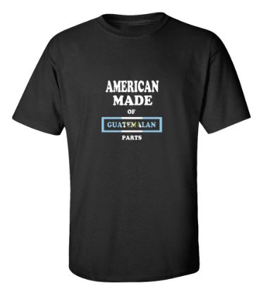 Picture of American Made of Guatemala Parts-T-Shirt