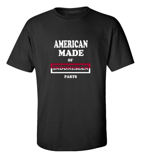 Picture of American Made of Indonesian Parts-T-Shirt