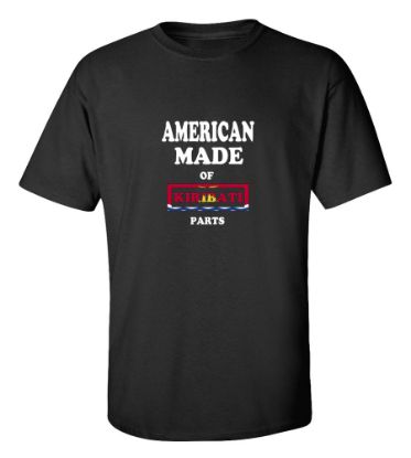 Picture of American Made of Kiribati Parts-T-Shirt