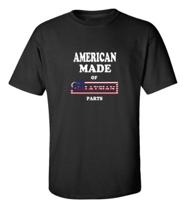 Picture of American Made of Malasian Parts-T-Shirt