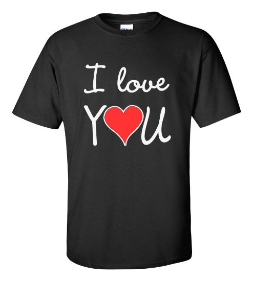 Picture of I Love You T-shirt 2