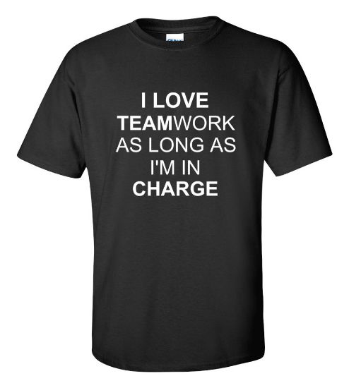 Picture of I Love Teamwork As Long As I'm In Charge T-shirt