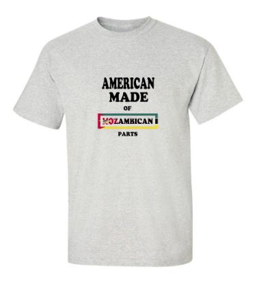 Picture of American Made Of Mozambique Parts T-shirt