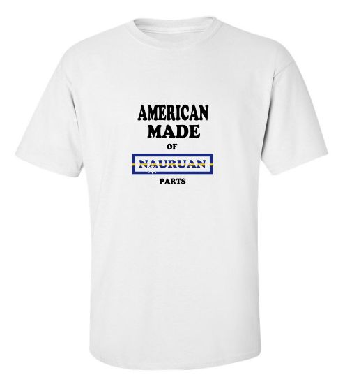 Picture of American Made Of Nauruan Parts T-shirt