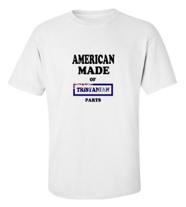 Picture of American Made Of Tristanian Parts T-shirt