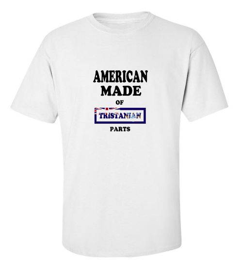 Picture of American Made Of Tristanian Parts T-shirt