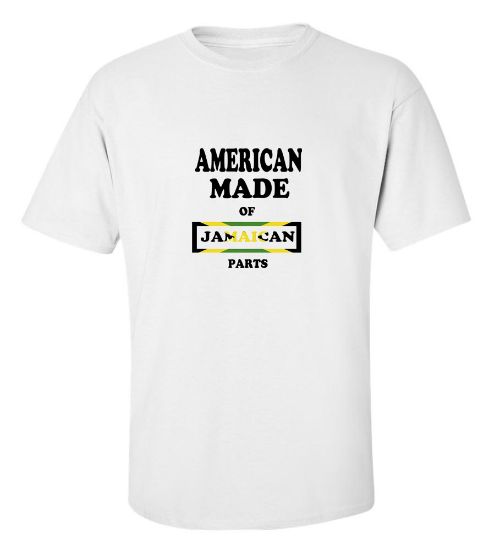 Picture of American Made of Jamaican Parts-T-Shirt