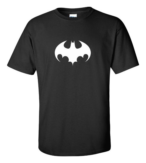 Picture of Bat Logo T-shirt College Funny