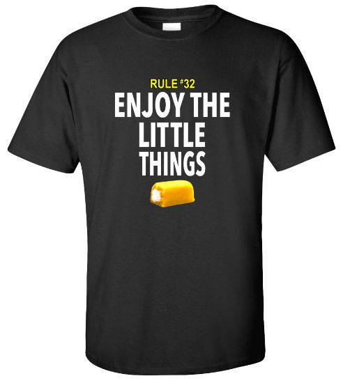 Picture of Enjoy The Little Things T-shirt Twinkies Tee