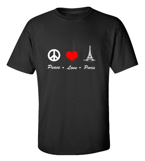 Picture of Peace Love Paris T-shirt