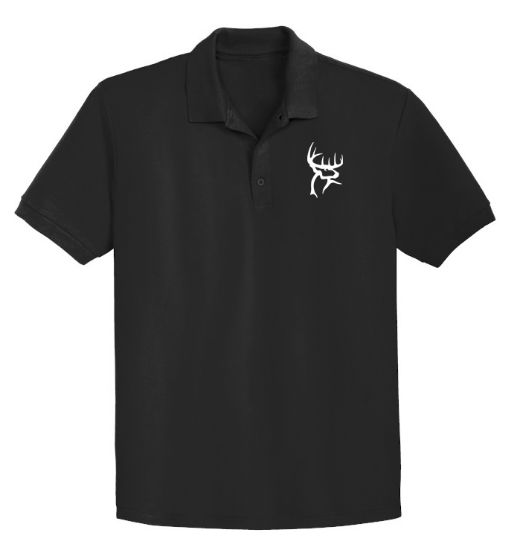 Picture of Buck Commander Deer Bow Hunting Polo T-Shirt Embroidery