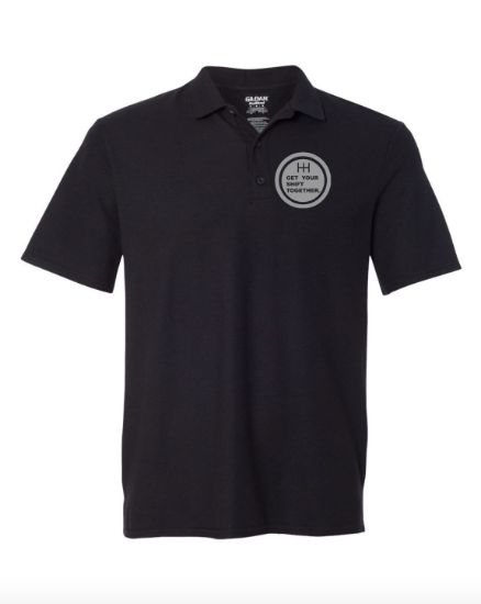 Picture of Get Your Shift Together Black POLO T-Shirt