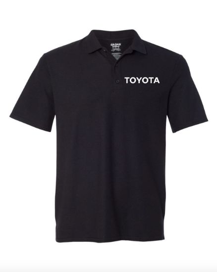 Picture of Toyota Black POLO T-Shirt