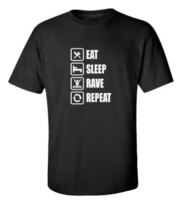 Picture of Eat Sleep Rave Repeat T-shirt