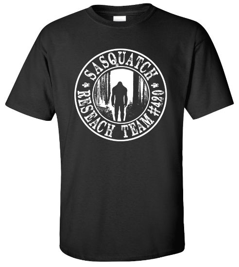 Picture of Finding Sasquatch Research Team #420 T-shirt Funny Big Foot Gone Squatchin’ Tee