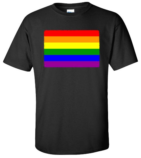 Picture of Gay Pride LGBT pride Rainbow Flag Cool T-shirt