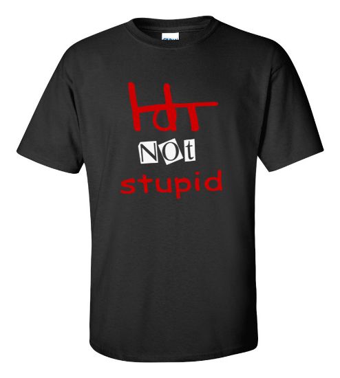 Picture of Hot Not Stupid T-shirt