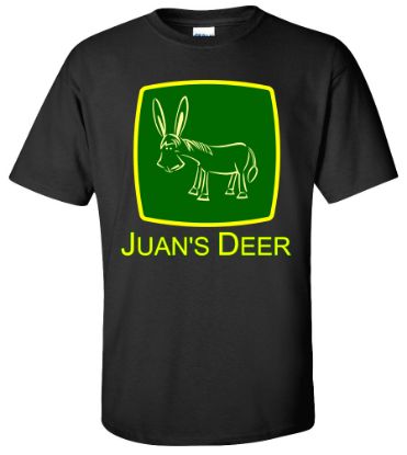 Picture of Juan's Deer Funny Humor T-shirt New Spanish MexicanTee