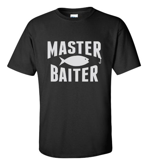 Picture of Master Baiter T-shirt Funny