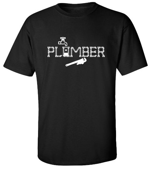 Picture of Plumber T-shirt Professional Tee