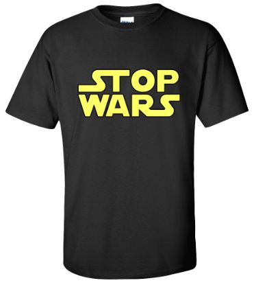 Picture of Stop Wars Funny T-shirt