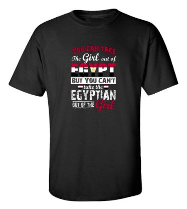 Picture of You Can Take the Girl Out Of Egypt T-shirt