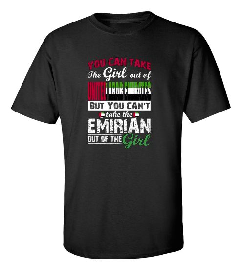 Picture of You Can Take the Girl Out Of United Arab Emirates T-shirt