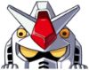 Picture of Gundam RX-78 Peeking Window Vinyl Decal Anime Sticker Gundam 6 Inches